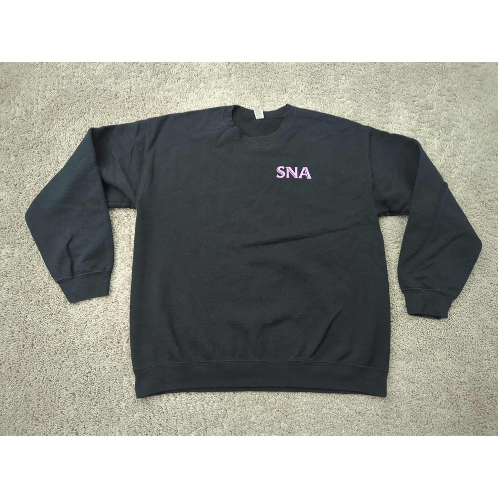 Concordia University Texas Nursing Pullover Adult Unisex L SNA Gildan Black‎
